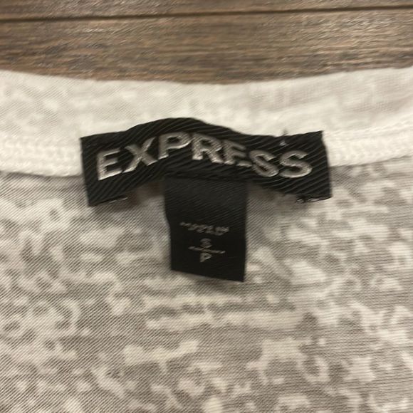 Express Blue and White Striped Tank - Size S - Picture 6 of 7